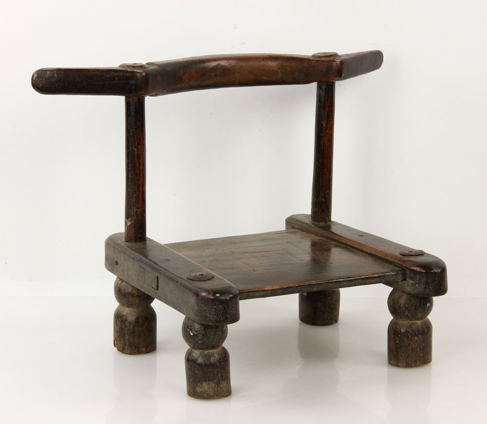 African Carved Chair (1 of 4)