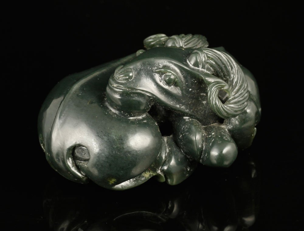 Chinese Carved Jade Paper Weight (1 of 5)