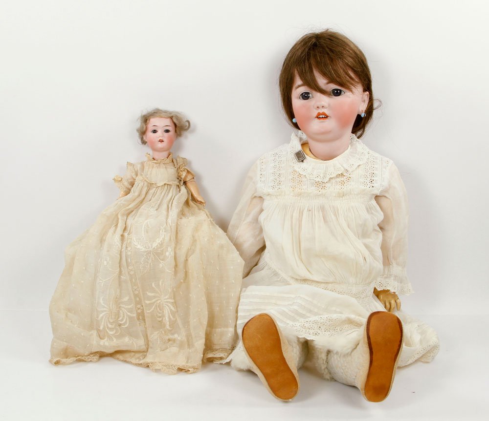 Two Bisque Head Dolls (1 of 4)
