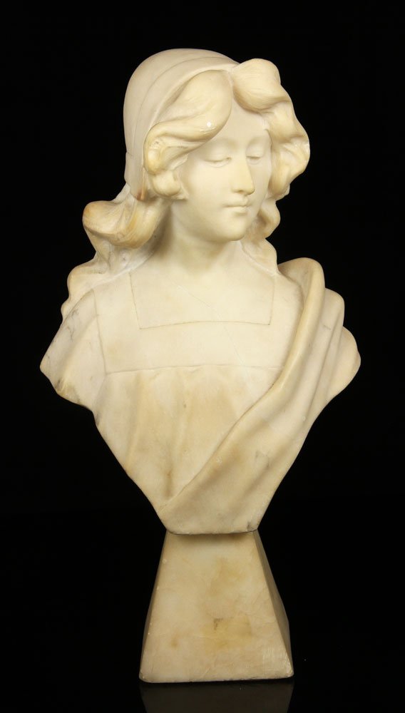 Alabaster Bust of a Woman (1 of 4)