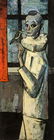 Levier, "Clown IV," Oil on Canvas - 2