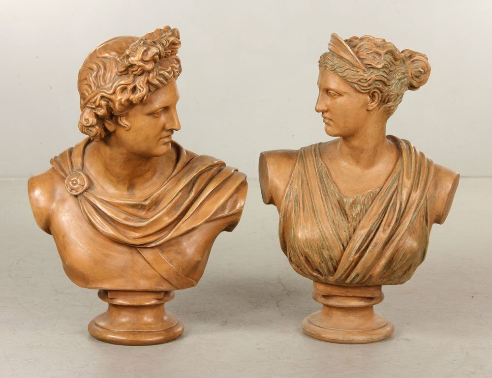 Two Greco Roman Busts (1 of 4)