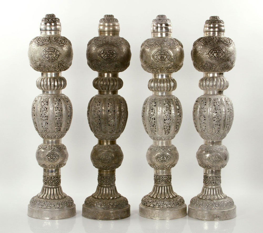 4 Decorative Brass Sconces (1 of 4)