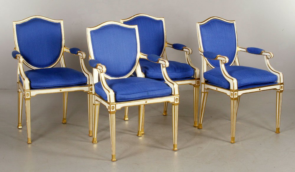 4 Regency Style Armchairs (1 of 5)