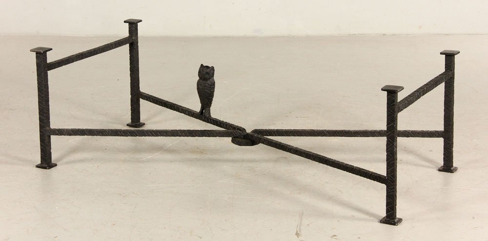 Style of Giacometti, Wrought Iron Table Base (1 of 4)