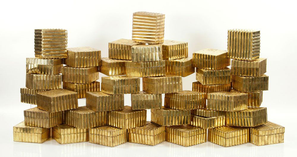 Lot of Decorative Brass Boxes (1 of 4)