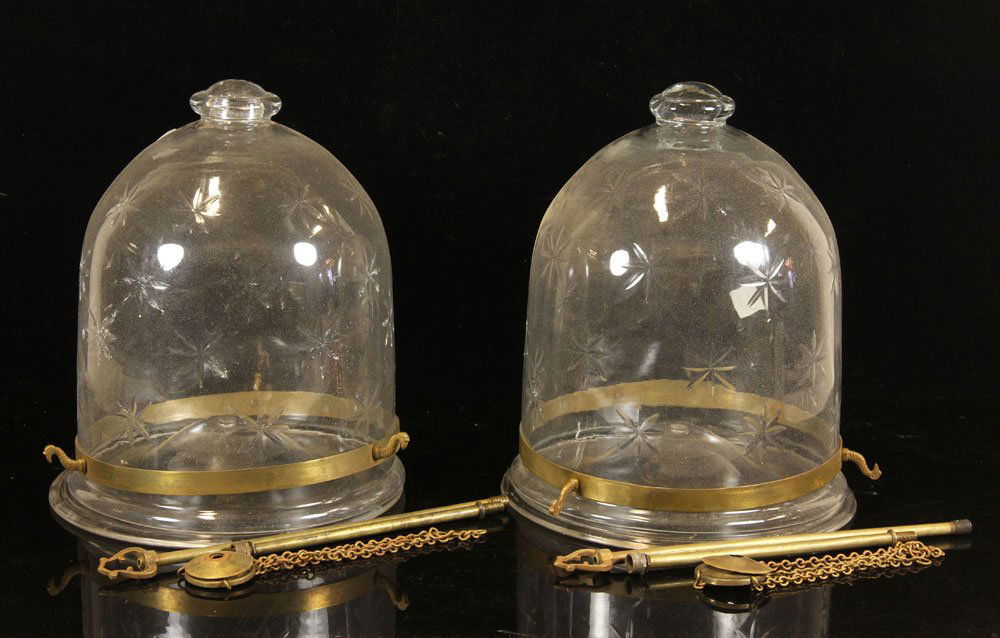 Pr. Glass Chandeliers (1 of 4)