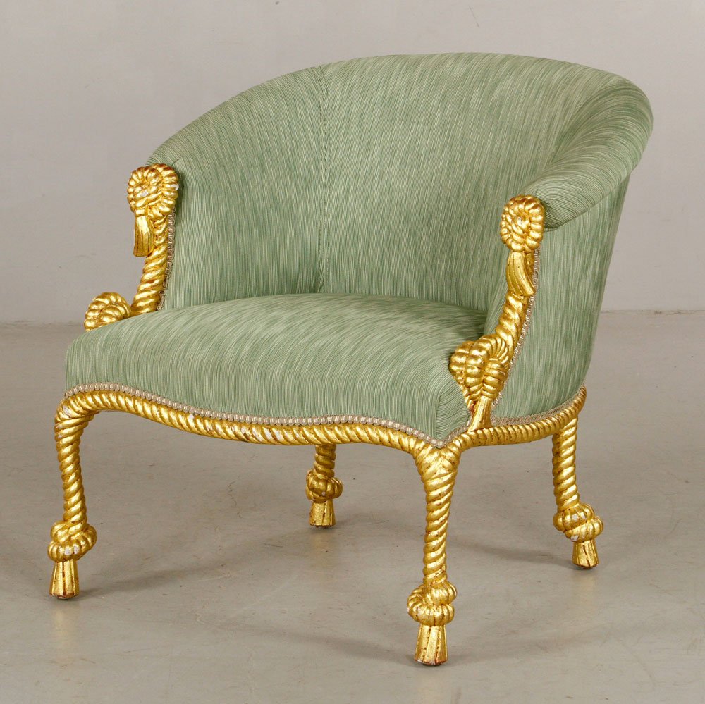 Gilt Wood Armchair (1 of 3)