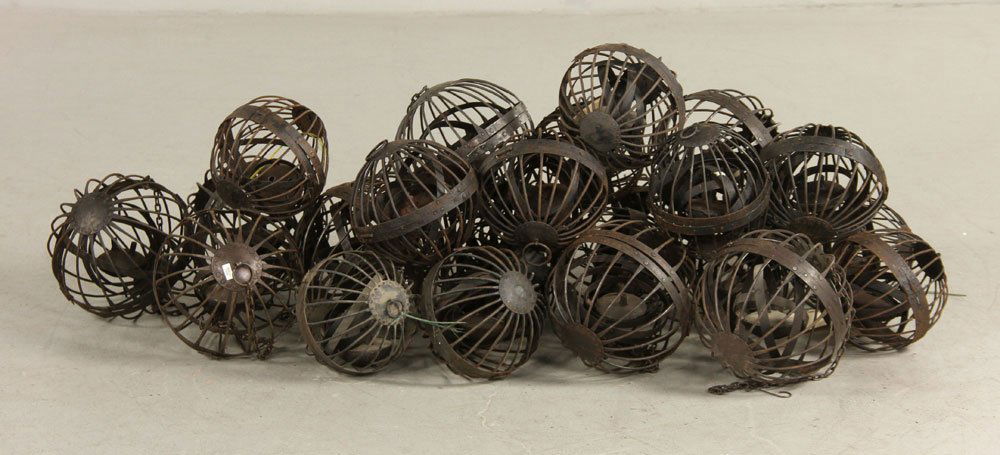 Collection of Gimbal Ship's Oil Lamps (1 of 4)