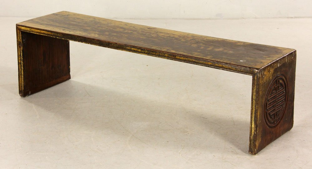 Chinese Painted Low Stand (1 of 4)