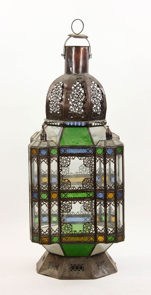 Large Indian Tin Lantern (1 of 4)