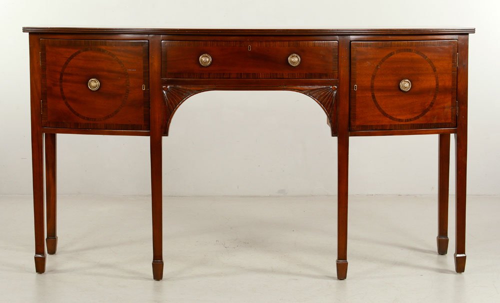 Regency Bow Front Sideboard (1 of 4)