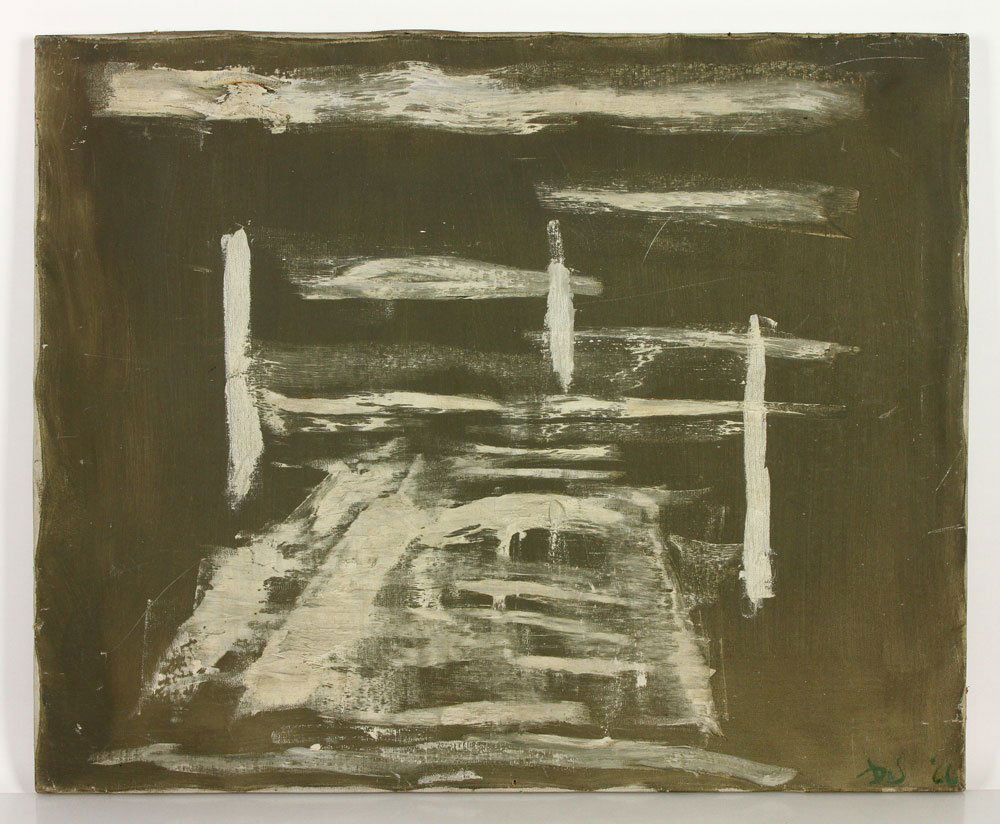 Mid Century Abstract, Oil on Canvas (1 of 4)