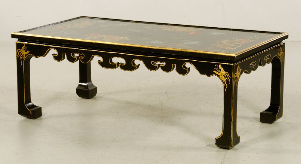 Chinese Lacquer Cocktail Table (1 of 5)