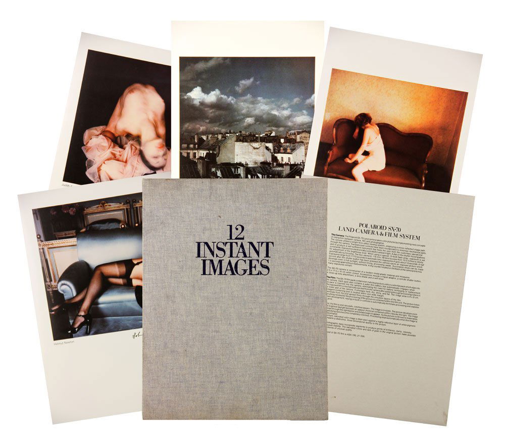 Portfolio of 10 Polaroid Instant Images: Lot of portfolio of ten Polaroid instant images, limited edition of 1000, to include: Judith Eglington, Sam Haskins, IKKO, Monique Jacot, Rita Kohmann, Michael Kostiuk, Jr., Francois Lam, Helmut Newto