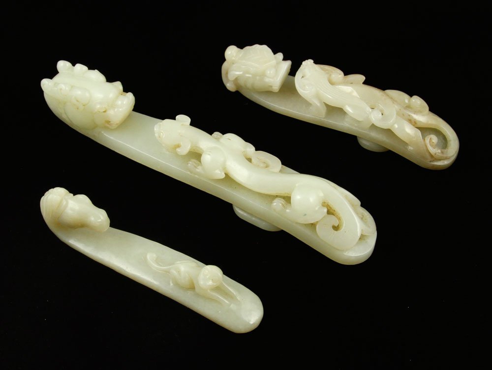 Three Chinese Jade Buckles (1 of 4)