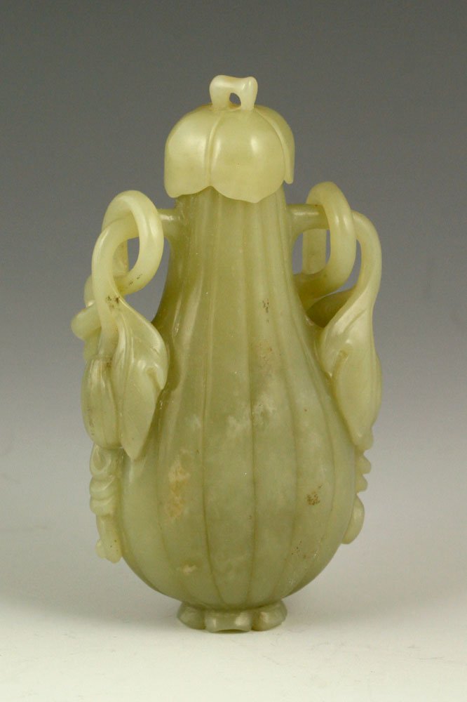 Chinese Green Jade Snuff Bottle (1 of 4)