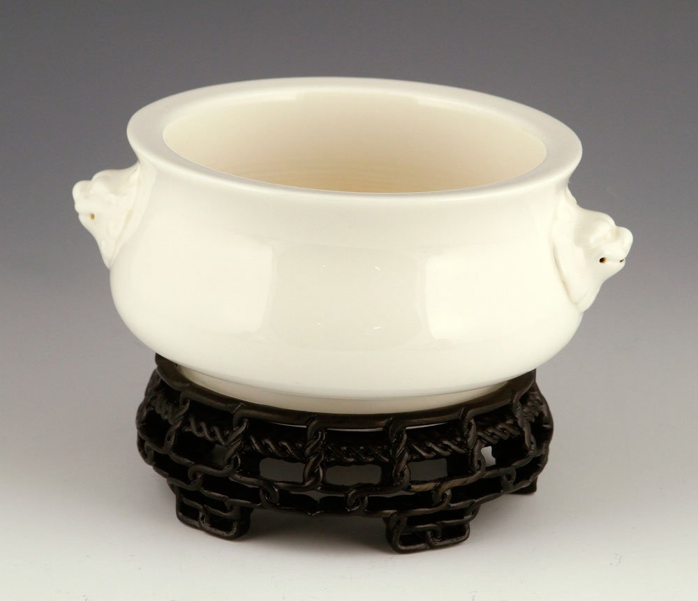 Chinese Blanc De Chine Porcelain Censer (1 of 5)
