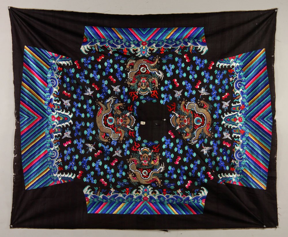 Chinese Unused Dragon Robe Textile (1 of 5)