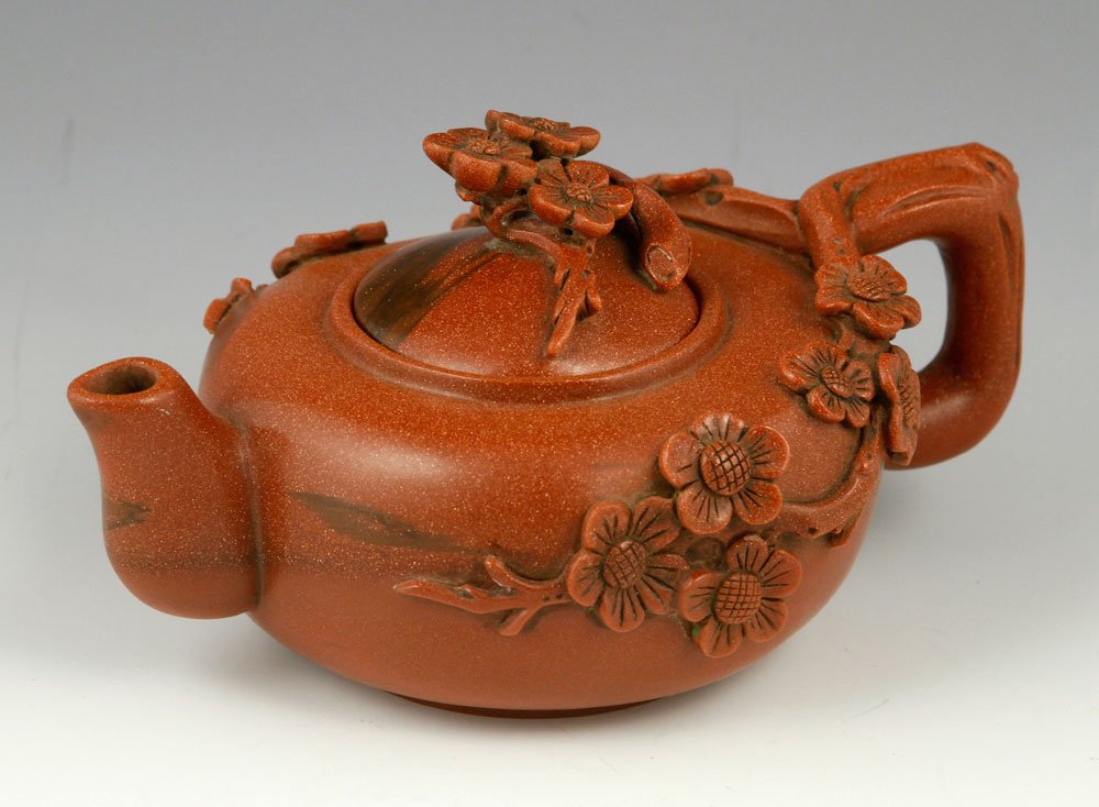 Carved Golden Star Stone Teapot (1 of 5)