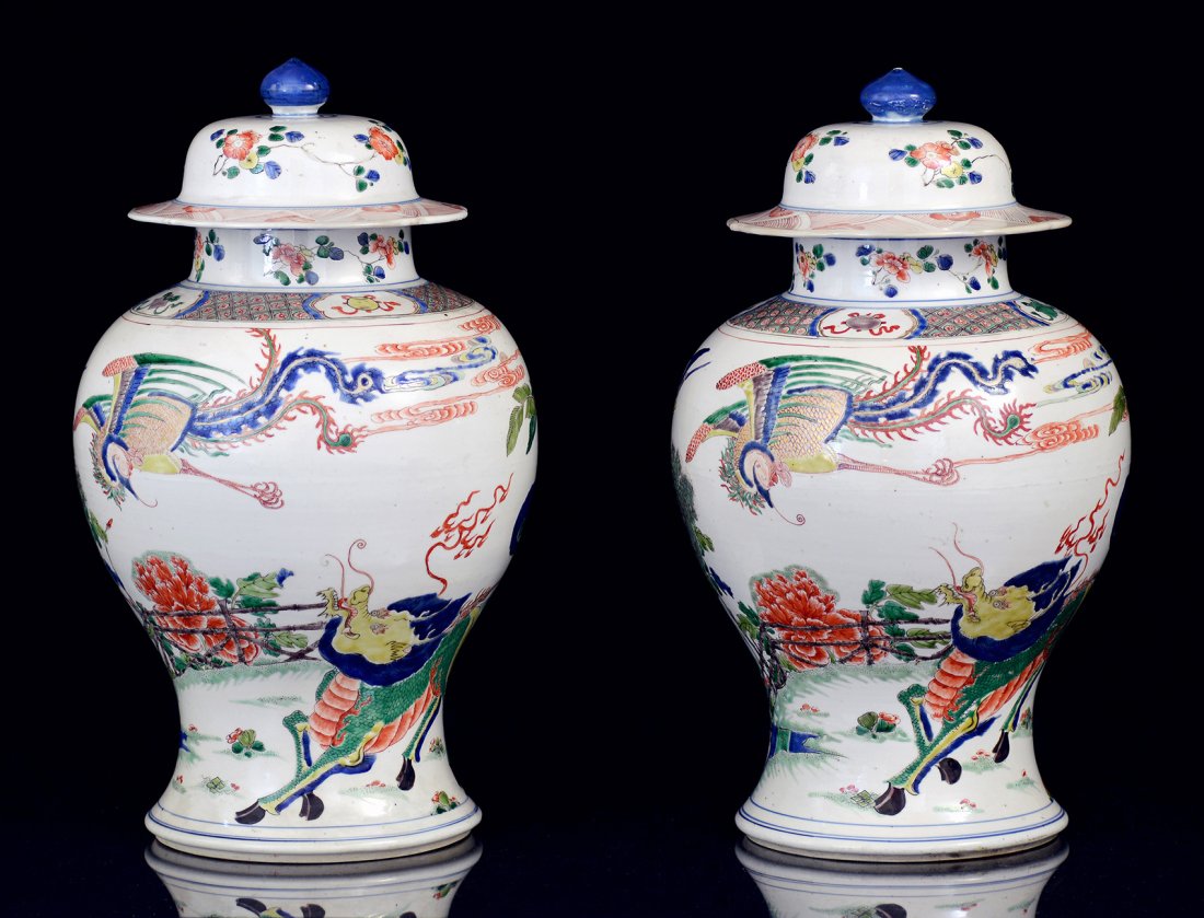 Pr. Kangxi Famille Verte Jars (1 of 9)