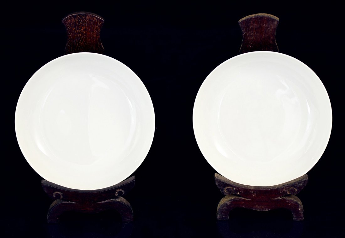Pr. Yongzheng Monochrome White Plates (1 of 3)