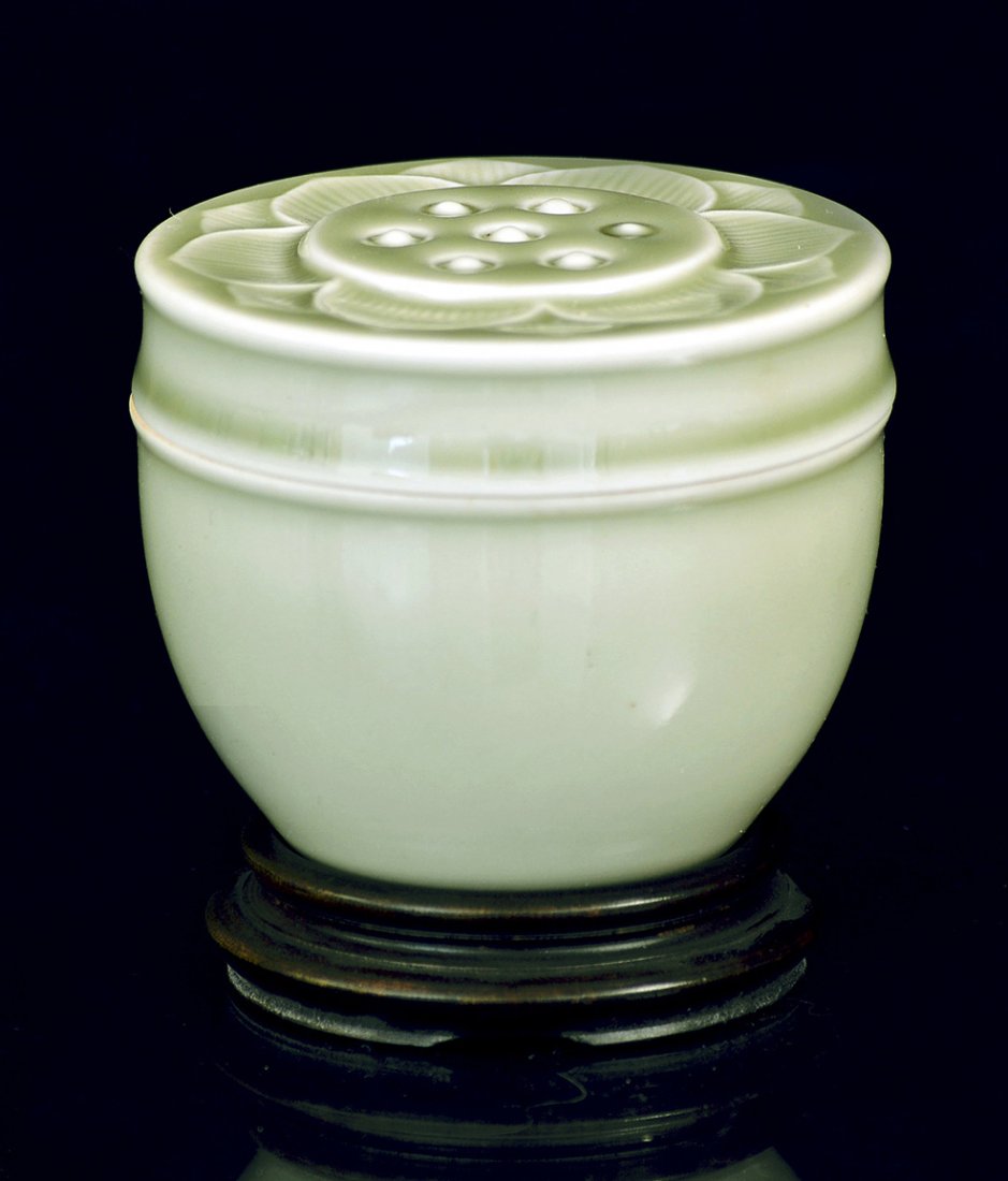 Chinese Celadon Lotus Cup (1 of 4)