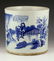 Chinese Large Blue and White Brush Pot