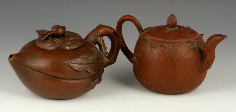 Two Yixing Pottery Teapots (1 of 5)