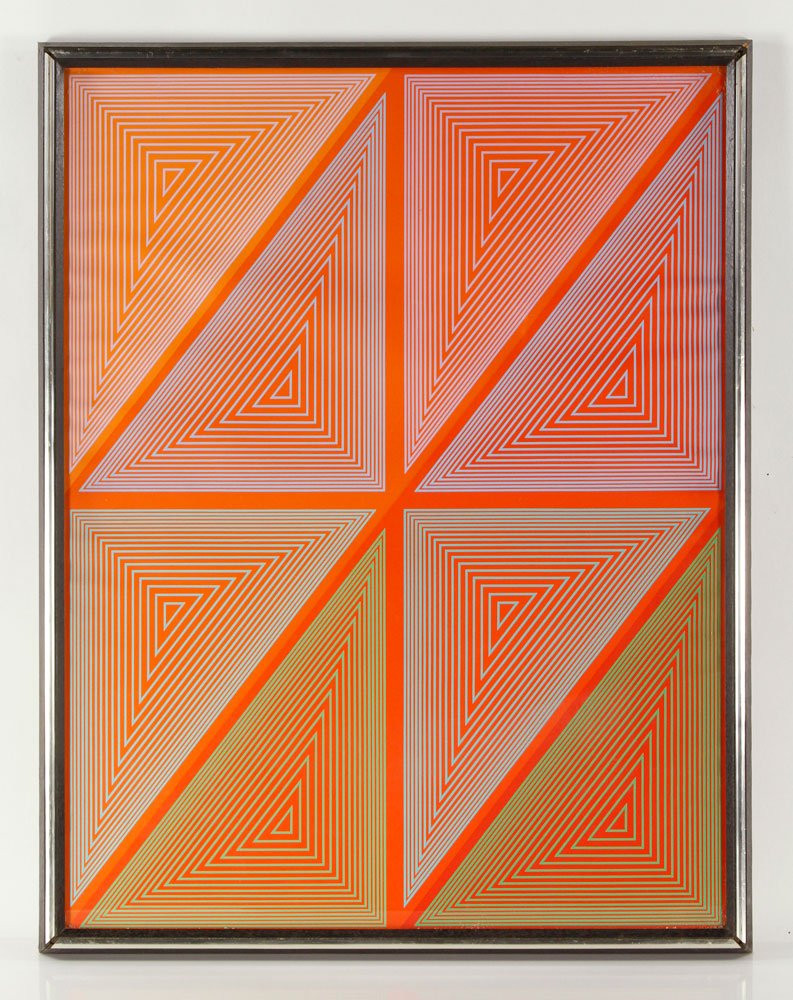 Anuszkiewicz, "Inward Eye," Serigraph (1 of 4)