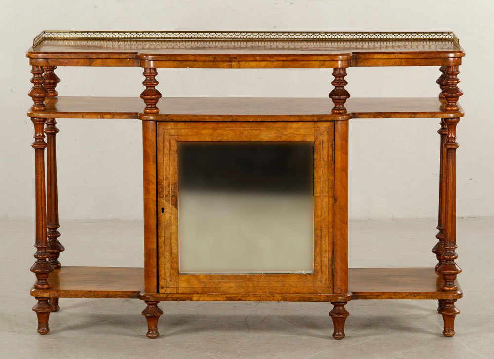 Edwardian Walnut Sideboard (1 of 6)