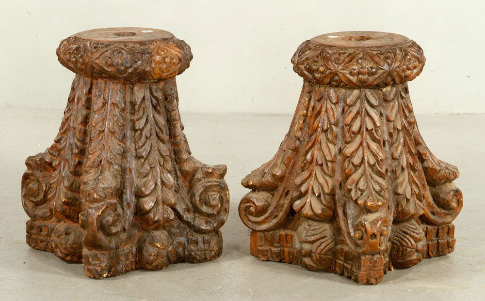Pr. Carved Column Bases (1 of 4)