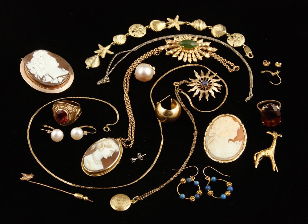 Collection of 14K and 10K Gold Jewelry (1 of 4)