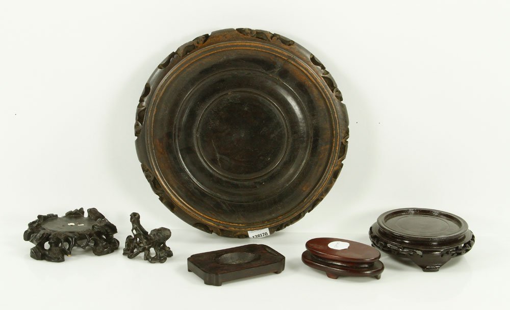 Lot of Chinese Carved Stands (1 of 5)