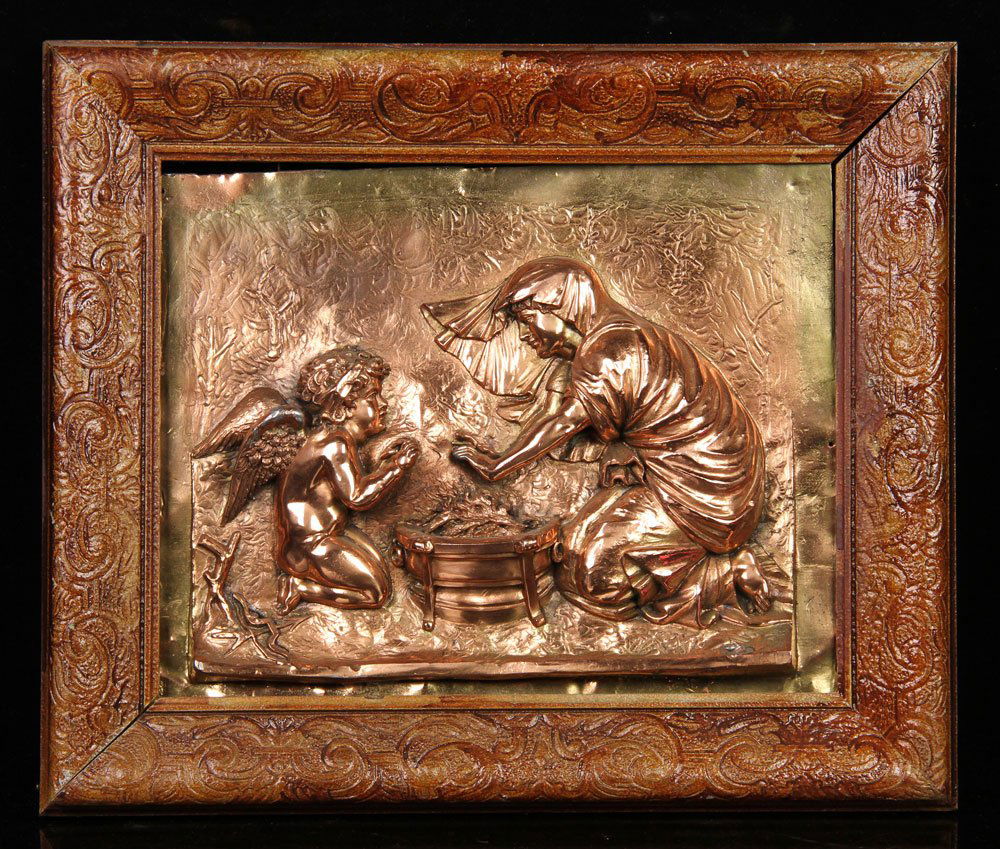 Aubert, "Love Growing Old," Bronze Plaque (1 of 5)