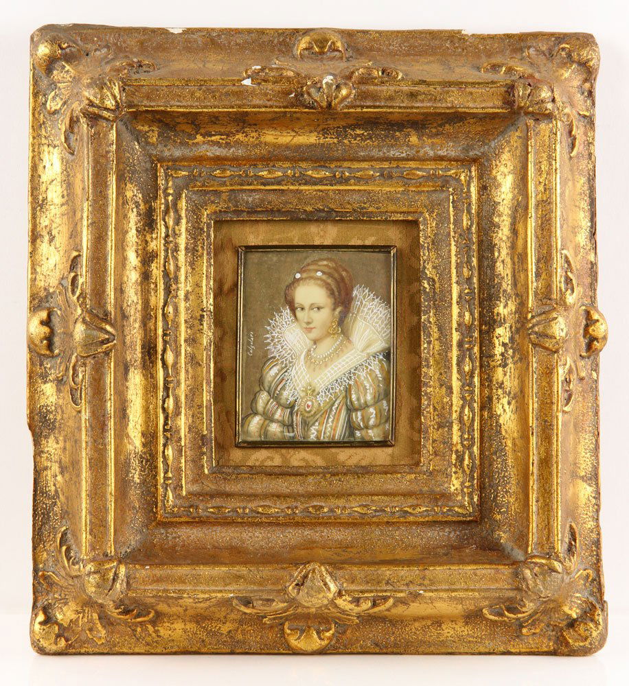 Calzolari, Miniature Portrait of a Royal (1 of 5)