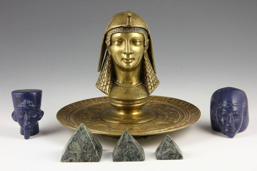 Six 19th C. Egyptian Revival Items (1 of 4)