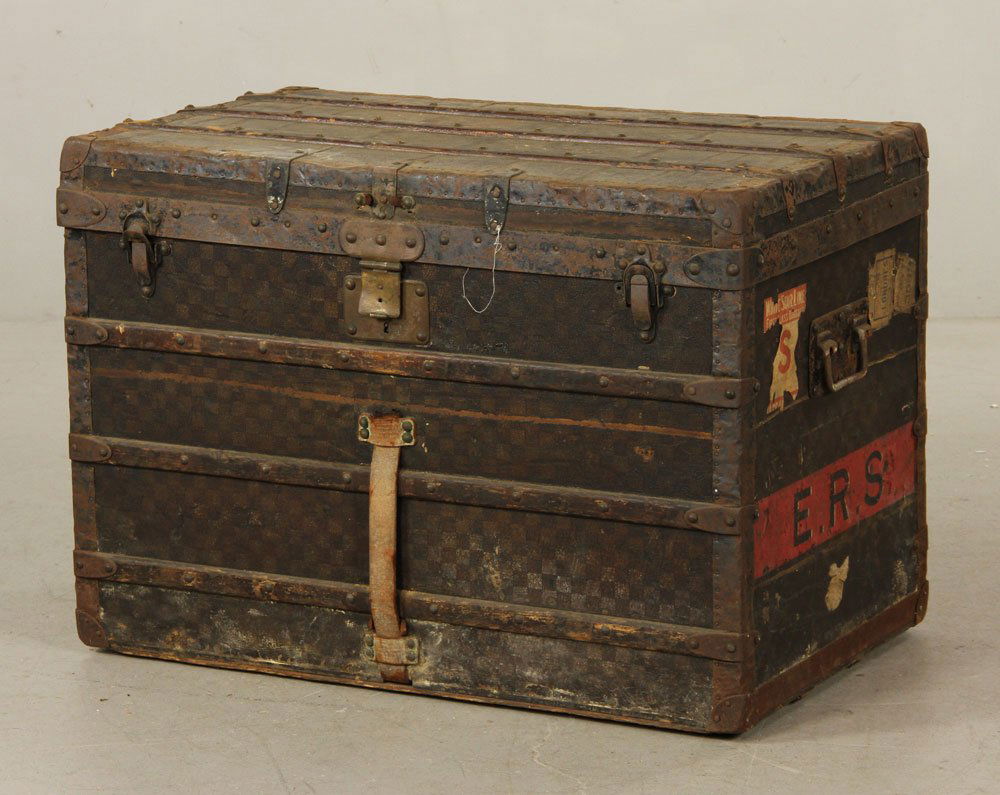Louis Vuitton Damier Canvas Steamer Trunk (1 of 6)