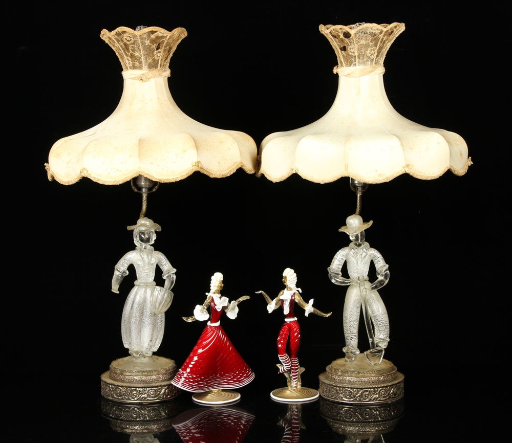 Lot of Italian Murano Glass Items (1 of 6)