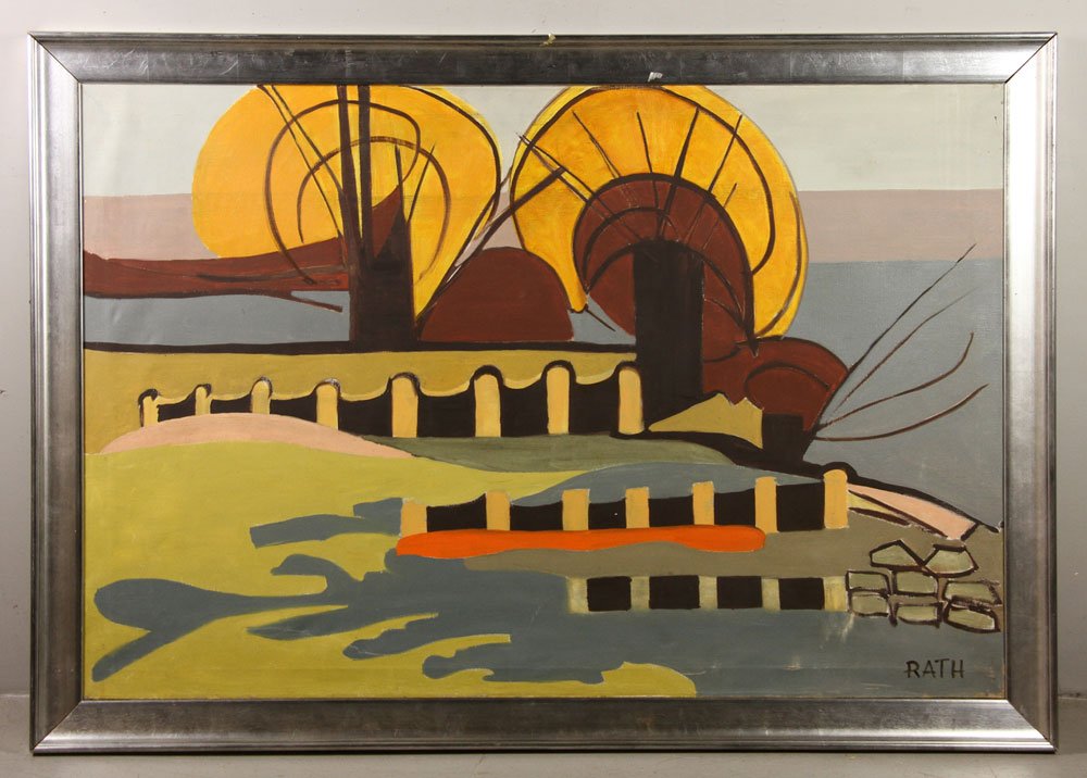 Rath, Abstract, Oil on Canvas (1 of 6)