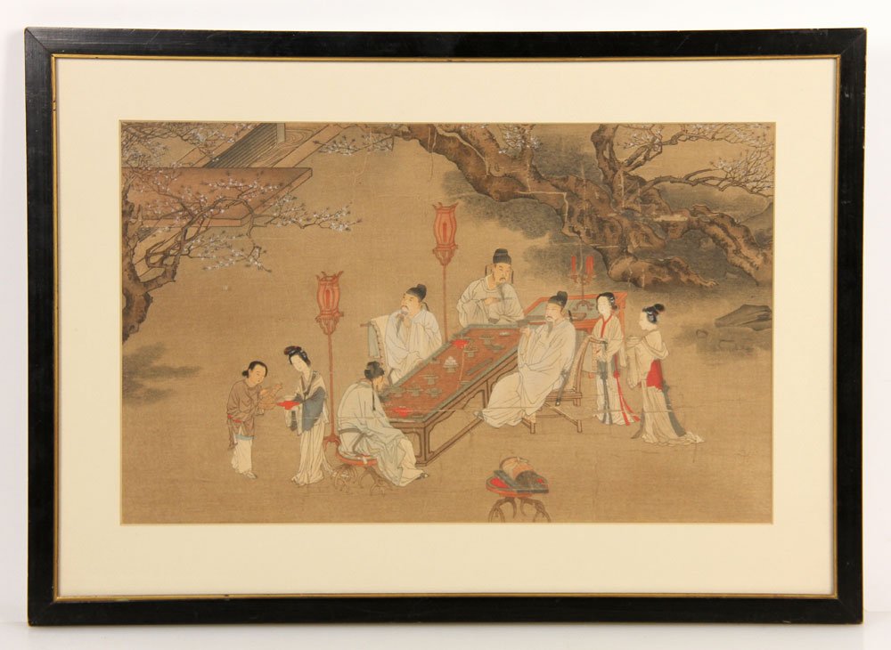Chinese Scholars, Watercolor (1 of 4)