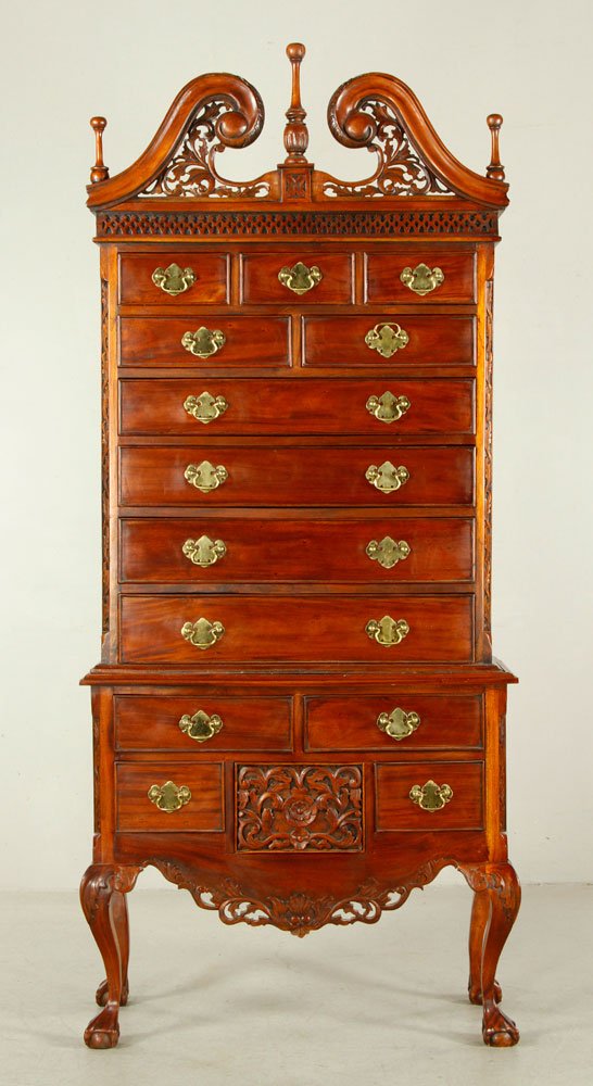 Chippendale Style Highboy (1 of 4)