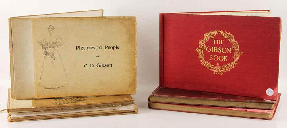Charles Dana Gibson, Lot of 7 Books (1 of 10)