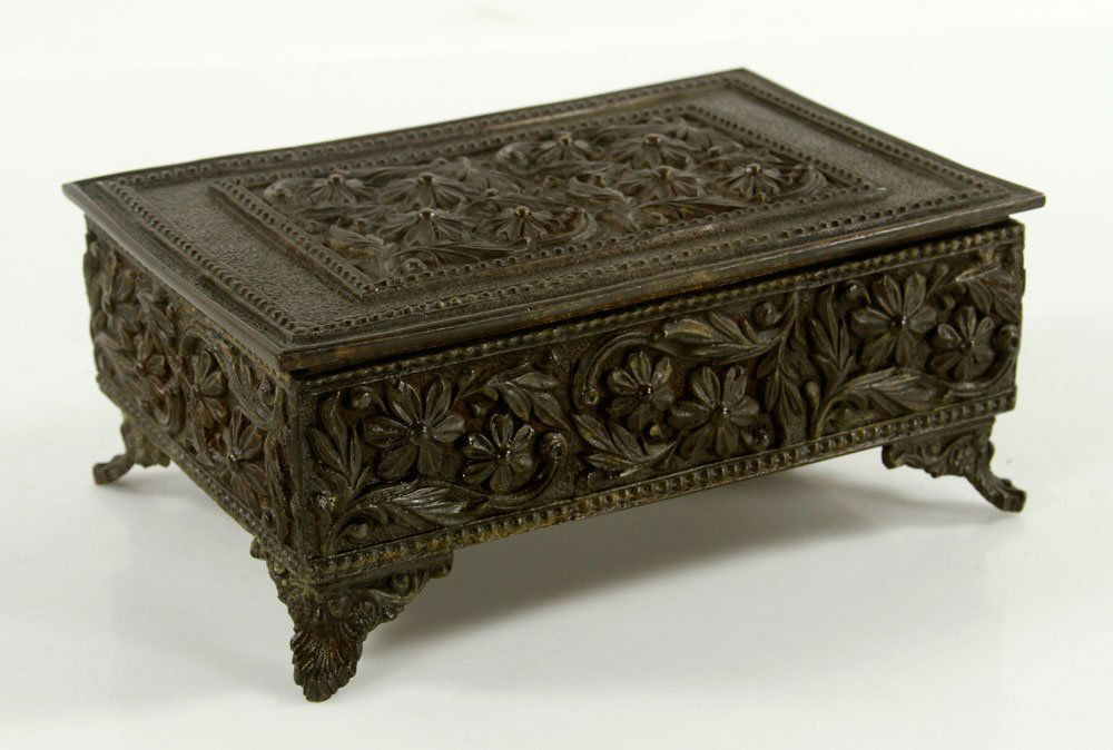 Louis C. Tiffany Furnaces Inc. Bronze Box (1 of 5)