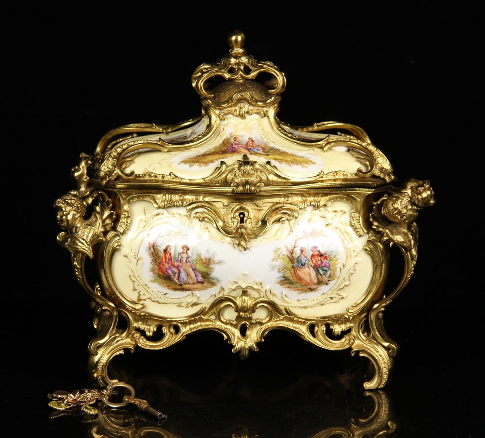 Late 19th C. German KPM Jewelry Box (1 of 10)