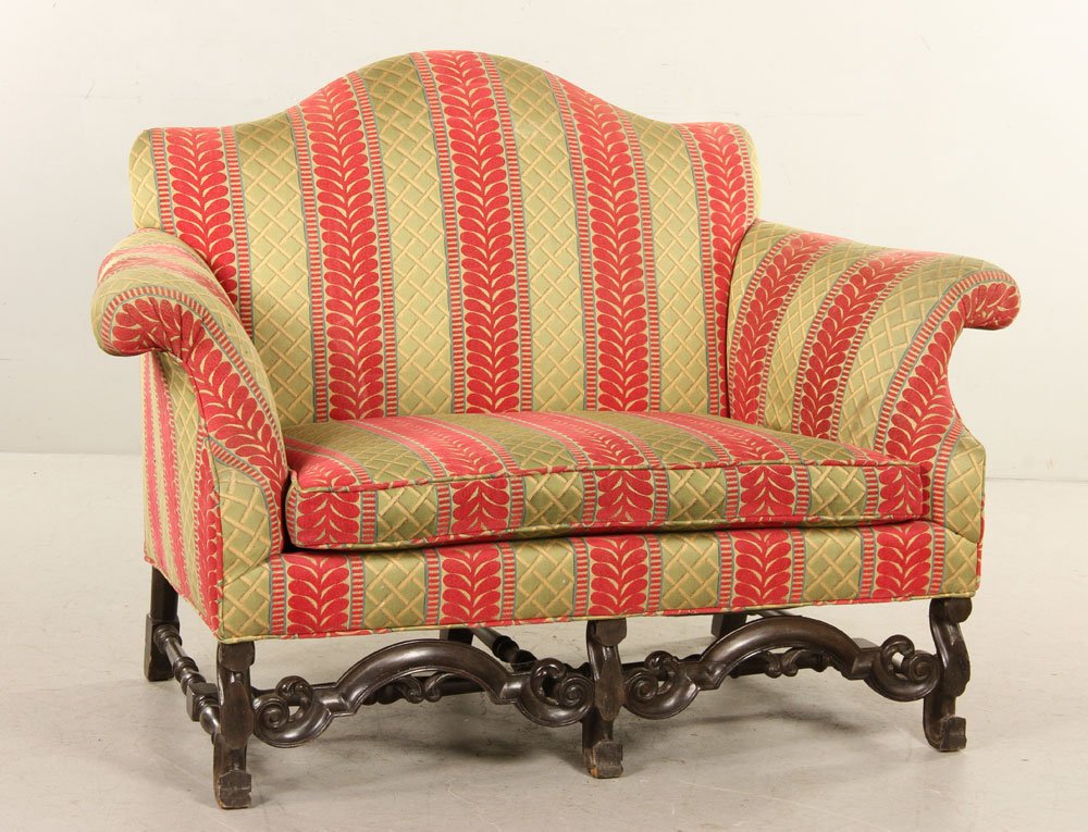 Early 20th C. William & Mary Style Loveseat (1 of 5)