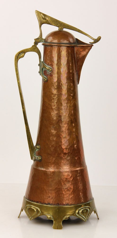 Arts and Crafts Copper and Brass Tankard (1 of 5)