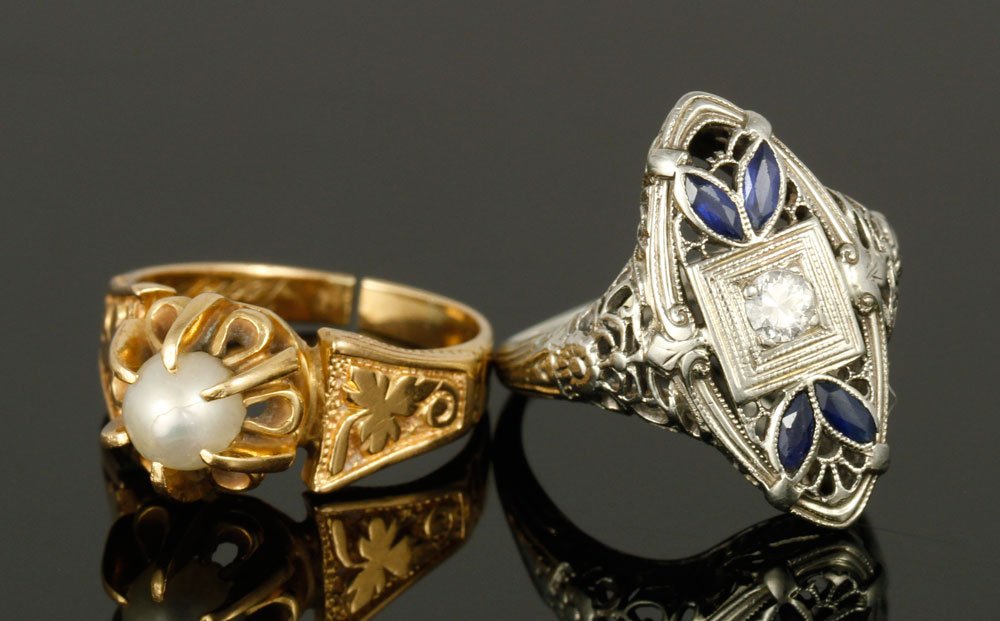 Two 18K Gold Rings (1 of 4)