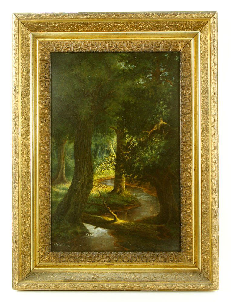 Shattuck, Landscape, Oil on Panel (1 of 5)