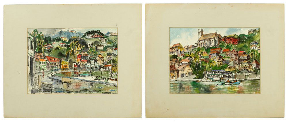 Wright, Two Watercolors (1 of 6)